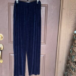 Vikki Vi Deep Blue Wide Leg Pants